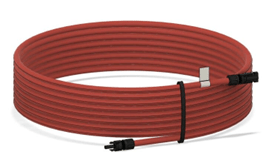 red cables for solar